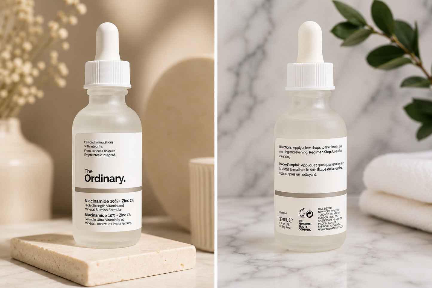 THE ORDINARY NIACINAMIDE SERUM 10% + ZINC 1 %