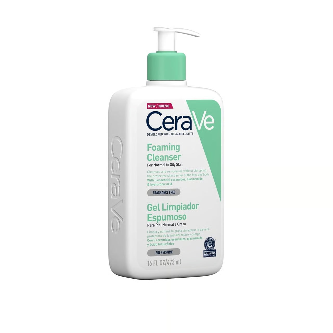 CeraVe Foaming Facial Cleanser for Normal to Oily Skin – 473ml